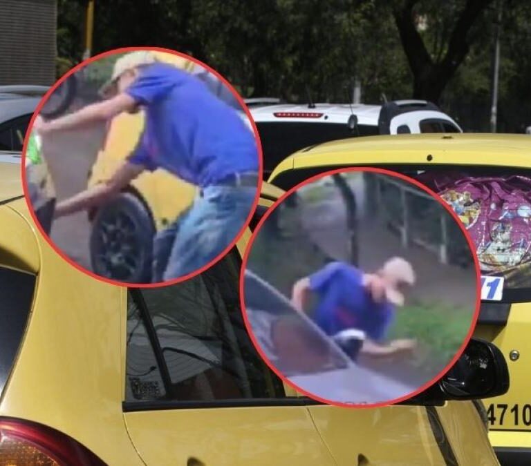 Por video indignante de taxista en Sabaneta que atacó a mujer, autoridades anunciaron medidas contra conductor