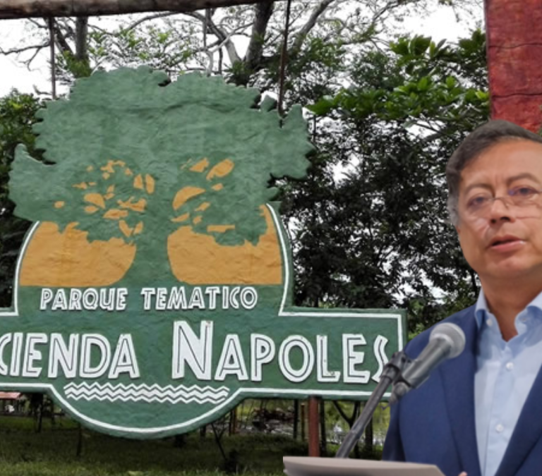 Manifestaciones en Puerto Triunfo (Antioquia) por declaraciones del presidente Gustavo Petro sobre Hacienda Nápoles