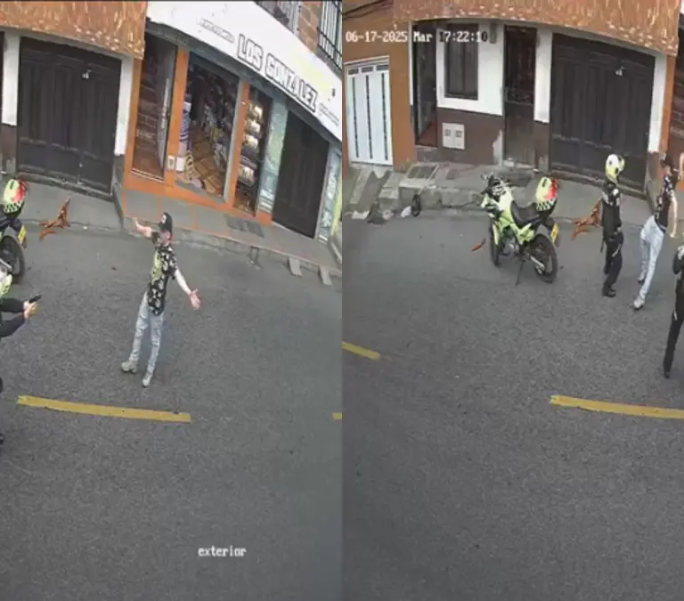 un policía resultó herido con arma blanca tras intervenir en una riña intrafamiliar en Copacabana, Antioquia
